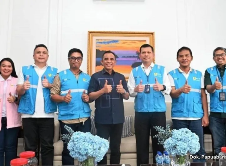 gubernur papua apresiasi pln