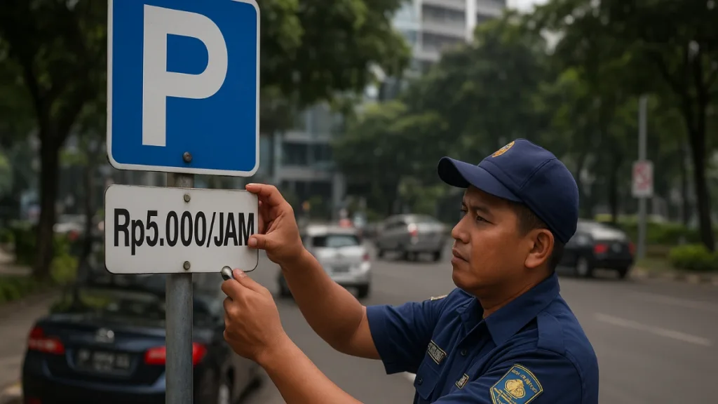 tarif parkir jakarta naik