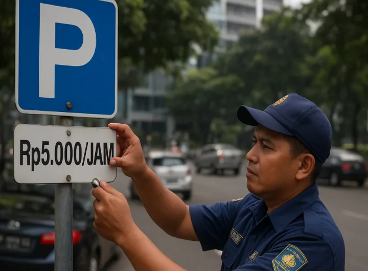 tarif parkir jakarta naik