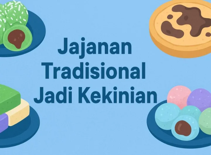 jajanan tradisional kekinian