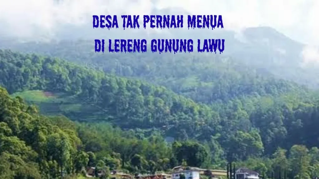 desa tak pernah menua