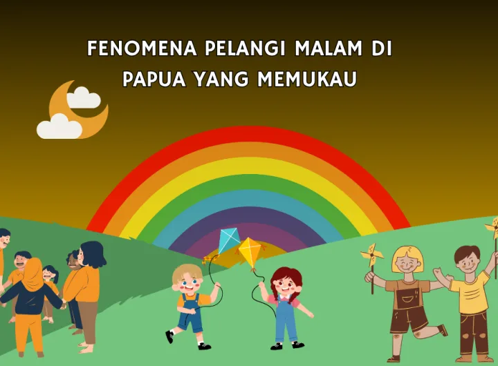 pelangi malam di papua