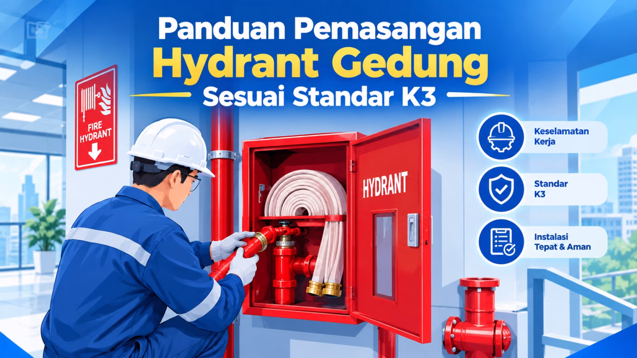 pemasangan hydrant gedung